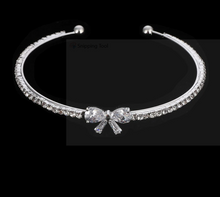 Load image into Gallery viewer, Women Gold Plated Butterfly/Bowknot Design Cuff Bracelet freeshipping - Tyche Ace