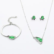 Load image into Gallery viewer, Women Gold Silver Necklace Earrings Bracelet Jewellery Set freeshipping - Tyche Ace