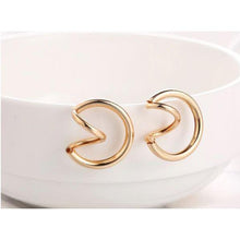 Load image into Gallery viewer, Women Golden Drop Geometric Black Long Hanging Earrings Retail freeshipping - Tyche Ace