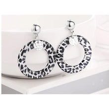 Load image into Gallery viewer, Women Golden Drop Geometric Black Long Hanging Earrings Retail freeshipping - Tyche Ace