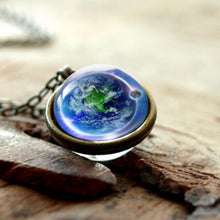 Load image into Gallery viewer, Women Handmade Galaxy Double Sided Universe Pendant Necklaces freeshipping - Tyche Ace