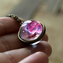 Load image into Gallery viewer, Women Handmade Galaxy Double Sided Universe Pendant Necklaces freeshipping - Tyche Ace