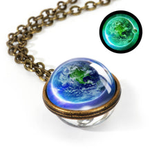 Load image into Gallery viewer, Women Handmade Galaxy Double Sided Universe Pendant Necklaces freeshipping - Tyche Ace