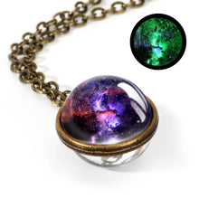 Load image into Gallery viewer, Women Handmade Galaxy Double Sided Universe Pendant Necklaces freeshipping - Tyche Ace