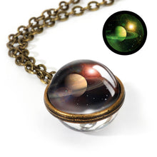 Load image into Gallery viewer, Women Handmade Galaxy Double Sided Universe Pendant Necklaces freeshipping - Tyche Ace
