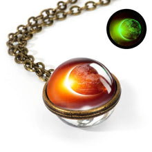 Load image into Gallery viewer, Women Handmade Galaxy Double Sided Universe Pendant Necklaces freeshipping - Tyche Ace