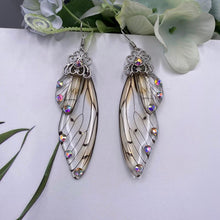 Load image into Gallery viewer, Women Handmade Magical Butterfly Simulation Wing Earrings freeshipping - Tyche Ace