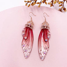 Load image into Gallery viewer, Women Handmade Magical Butterfly Simulation Wing Earrings freeshipping - Tyche Ace