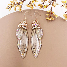 Load image into Gallery viewer, Women Handmade Magical Butterfly Simulation Wing Earrings freeshipping - Tyche Ace