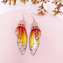Load image into Gallery viewer, Women Handmade Magical Butterfly Simulation Wing Earrings freeshipping - Tyche Ace