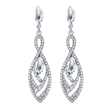 Load image into Gallery viewer, Women Hanging Crystal Long Drop Earrings freeshipping - Tyche Ace