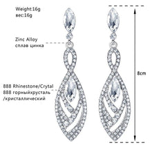 Load image into Gallery viewer, Women Hanging Crystal Long Drop Earrings freeshipping - Tyche Ace