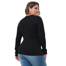 Load image into Gallery viewer, Women Hollow Out Rhinestone Long Sleeve Slim Fit Tops freeshipping - Tyche Ace