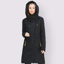 Load image into Gallery viewer, Women Hooded Thin Cotton Long Windproof Stylish Coat freeshipping - Tyche Ace