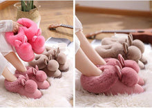 Load image into Gallery viewer, Women Indoor Warm Winter Cotton Rabbit Ear Plush Slippers freeshipping - Tyche Ace