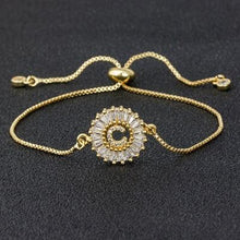 Load image into Gallery viewer, Women Initial Cubic Zircon Letter Charm Adjustable Bracelets freeshipping - Tyche Ace