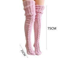 Load image into Gallery viewer, Women Winter Knitted Thigh High Long Socks freeshipping - Tyche Ace