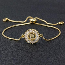 Load image into Gallery viewer, Women Letter Charm Adjustable Chain Bracelets freeshipping - Tyche Ace