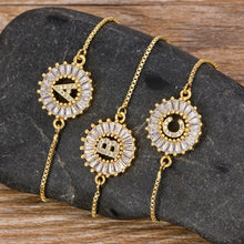 Load image into Gallery viewer, Women Letter Charm Adjustable Chain Bracelets freeshipping - Tyche Ace