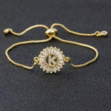 Load image into Gallery viewer, Women Letter Charm Adjustable Chain Bracelets freeshipping - Tyche Ace