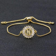 Load image into Gallery viewer, Women Letter Charm Adjustable Chain Bracelets freeshipping - Tyche Ace