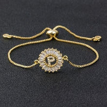Load image into Gallery viewer, Women Letter Charm Adjustable Chain Bracelets freeshipping - Tyche Ace