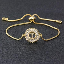 Load image into Gallery viewer, Women Letter Charm Adjustable Chain Bracelets freeshipping - Tyche Ace