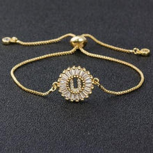 Load image into Gallery viewer, Women Letter Charm Adjustable Chain Bracelets freeshipping - Tyche Ace