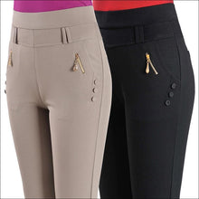 Load image into Gallery viewer, Women Long Loose High Waist Stretchy Trousers freeshipping - Tyche Ace