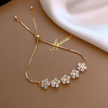 Load image into Gallery viewer, Women Luxury Flower Zircon Adjustable Bracelet freeshipping - Tyche Ace