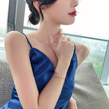 Load image into Gallery viewer, Women Luxury Flower Zircon Adjustable Bracelet freeshipping - Tyche Ace