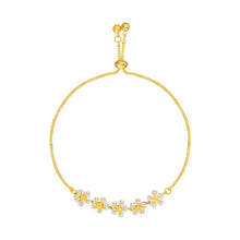 Load image into Gallery viewer, Women Luxury Flower Zircon Adjustable Bracelet freeshipping - Tyche Ace