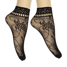 Load image into Gallery viewer, Women Mesh Silk Ultra-Thin Transparent Nylon Lace Socks freeshipping - Tyche Ace