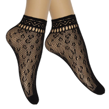 Load image into Gallery viewer, Women Mesh Silk Ultra-Thin Transparent Nylon Lace Socks freeshipping - Tyche Ace