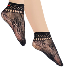 Load image into Gallery viewer, Women Mesh Silk Ultra-Thin Transparent Nylon Lace Socks freeshipping - Tyche Ace