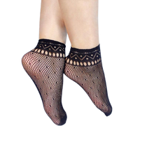 Load image into Gallery viewer, Women Mesh Silk Ultra-Thin Transparent Nylon Lace Socks freeshipping - Tyche Ace