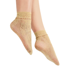 Load image into Gallery viewer, Women Mesh Silk Ultra-Thin Transparent Nylon Lace Socks freeshipping - Tyche Ace