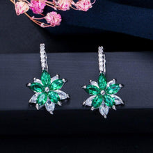 Load image into Gallery viewer, Women Multi Colour Cubic Zirconia Stud Earrings freeshipping - Tyche Ace