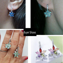 Load image into Gallery viewer, Women Multi Colour Cubic Zirconia Stud Earrings freeshipping - Tyche Ace