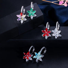 Load image into Gallery viewer, Women Multi Colour Cubic Zirconia Stud Earrings freeshipping - Tyche Ace