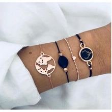 Load image into Gallery viewer, Women Multi-layers Gold Silver Colour Beads Sequins Set Bracelets freeshipping - Tyche Ace