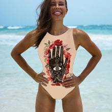 Load image into Gallery viewer, Women One Piece Stylish Cartoon Print Design Backless Swimsuit freeshipping - Tyche Ace