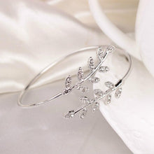 Load image into Gallery viewer, Women Open Adjustable Crystal Creative Tree Leaf Charm Bracelet Bangle freeshipping - Tyche Ace