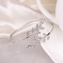 Load image into Gallery viewer, Women Open Adjustable Crystal Creative Tree Leaf Charm Bracelet Bangle freeshipping - Tyche Ace