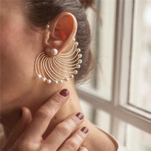 Load image into Gallery viewer, Women Pearl Waterdrop Design Geometric Earrings freeshipping - Tyche Ace