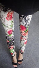 Load image into Gallery viewer, Women Plaid  Floral Stripe Trouser High Waist Pants freeshipping - Tyche Ace