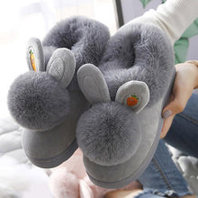 Load image into Gallery viewer, Women Rabbit Indoor Soft Faux Fur Plush Slippers freeshipping - Tyche Ace