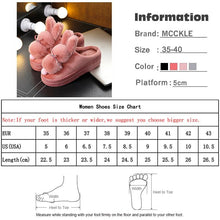 Load image into Gallery viewer, Women Rabbit Indoor Soft Faux Fur Plush Slippers freeshipping - Tyche Ace