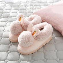 Load image into Gallery viewer, Women Rabbit Indoor Soft Faux Fur Plush Slippers freeshipping - Tyche Ace