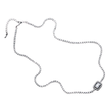 Load image into Gallery viewer, Women Rectangle Cubic Zirconia Choker Necklaces freeshipping - Tyche Ace
